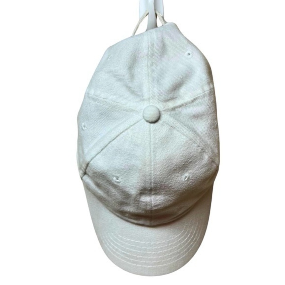 White AJM International Adjustable Baseball Cap  GUC